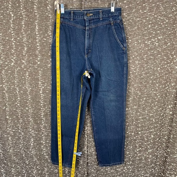 Vintage Lee High Rise Tapered Mom Denim Jeans Womens - Picture 4 of 11